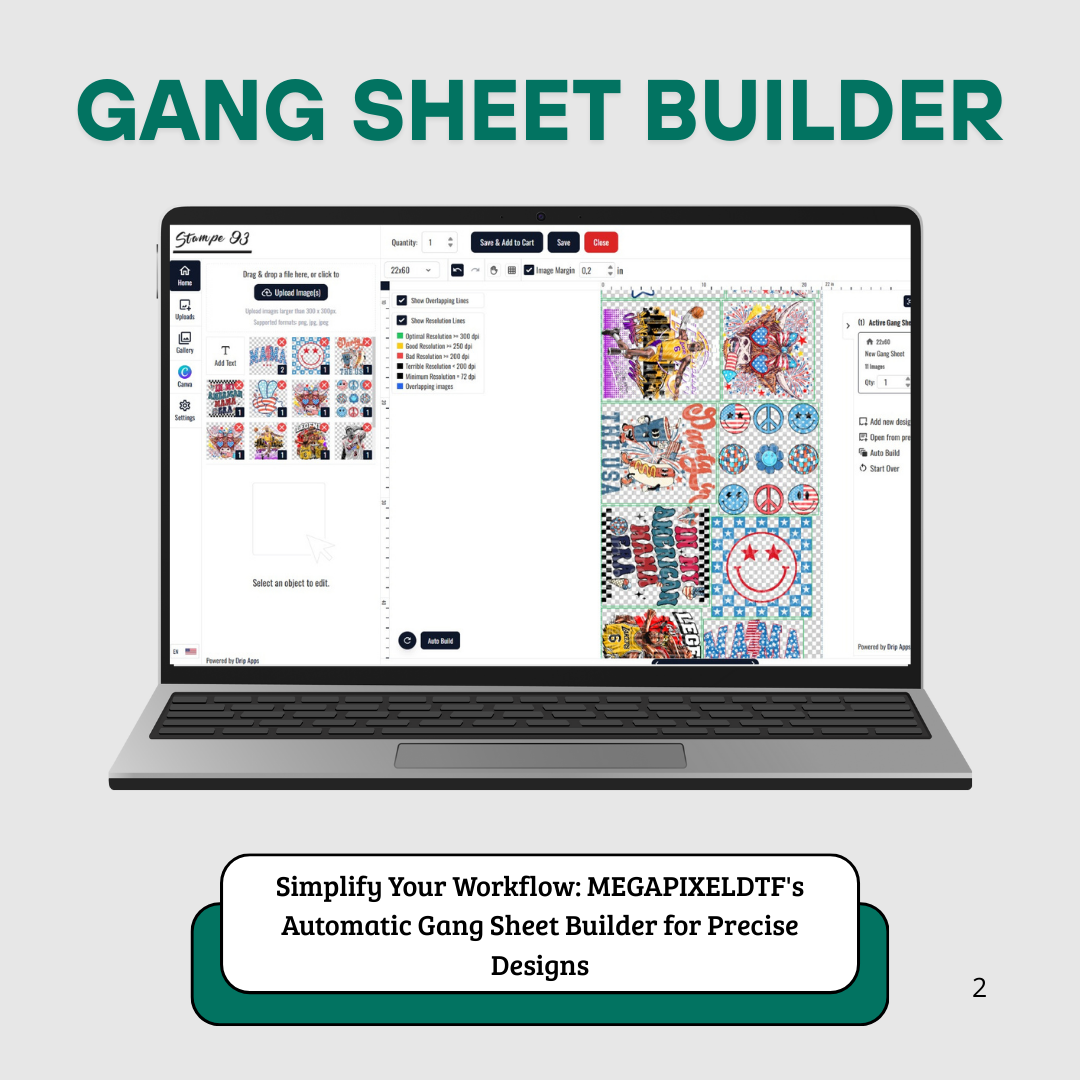 DTF Gang Sheet Builder